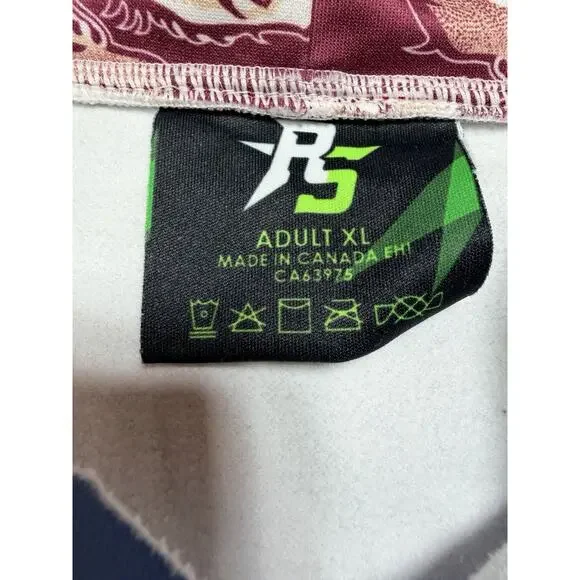 Rockstar Apparel *Rare* Bill Murray Roller Hockey Hoodie Polyester XL Blue - Picture 4 of 10